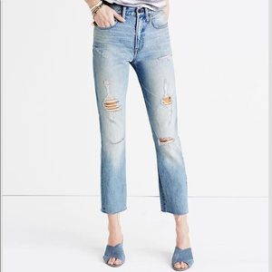 Madewell “The Perfect Vintage Jean” distressed NWT